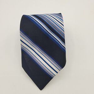 Mens Necktie Copper Yapre Formal 54.5"Lx3.5"W Multicolor Vintage